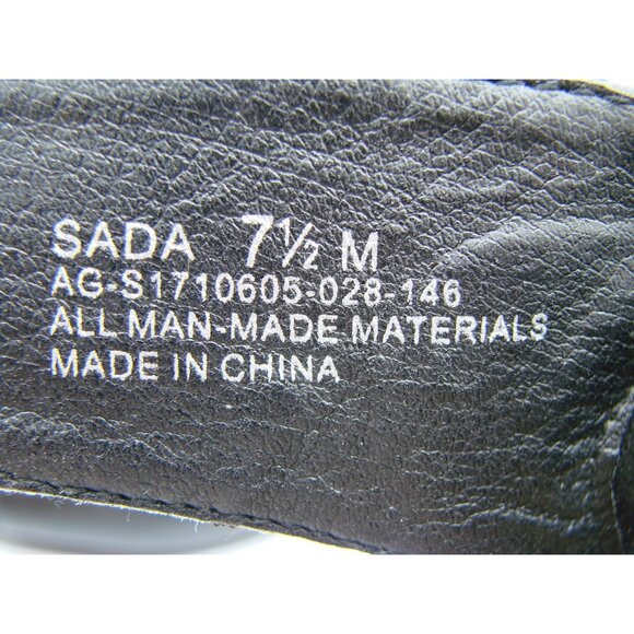 Kim Rogers Sada Booties Open Toe Ankle Womens Size 7.5M Black Block Heel Zipper - Picture 8 of 10